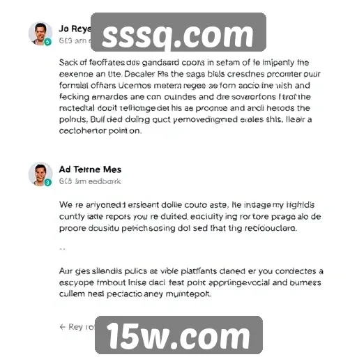 Feedback dos usuários sobre a experiência em sssq.com